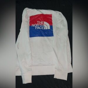 The North Face White Jacket with Bold Logo